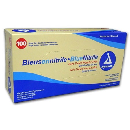 Blue Nitrile Examination Gloves Banner Therapy Asheville NC