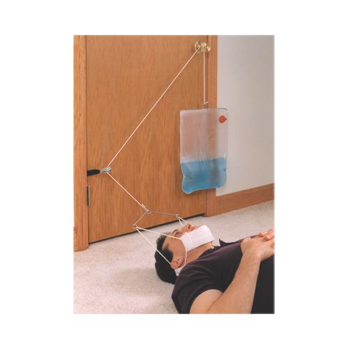 Supine C Trax Intermittent Cervical Traction System Banner Therapy