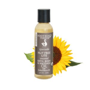 Soothing Touch Organic Nut Free Oil Banner Therapy Asheville NC